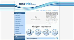 Desktop Screenshot of nanothick.com