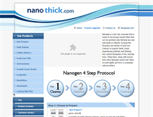 Tablet Screenshot of nanothick.com